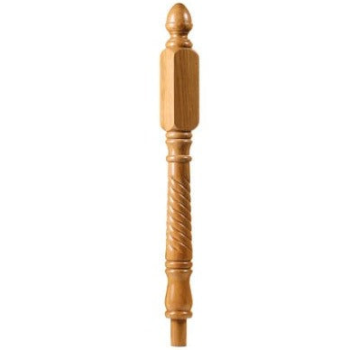 Achill Long Square Roped Newel Post