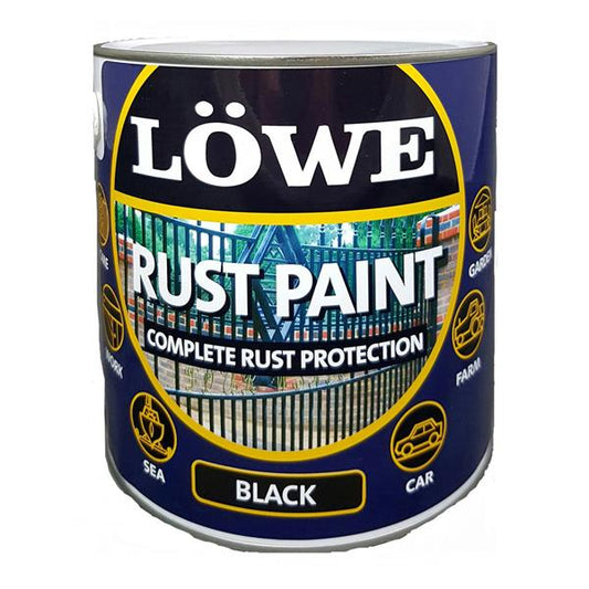 LOWE METAL PAINT BLACK 1LT