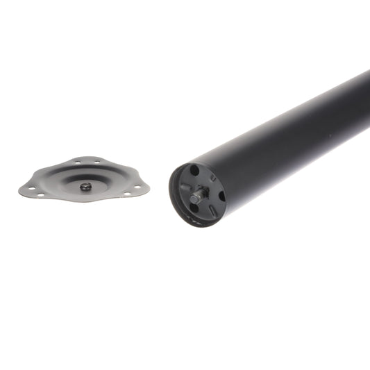 MATT BLACK  TABLE LEG 710 X 60MM