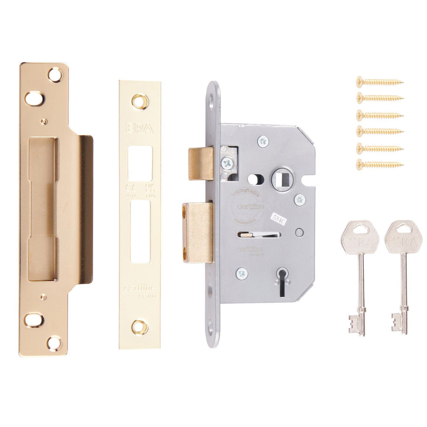 ERA 5 LEVER MORTICE LOCK 2 1/2