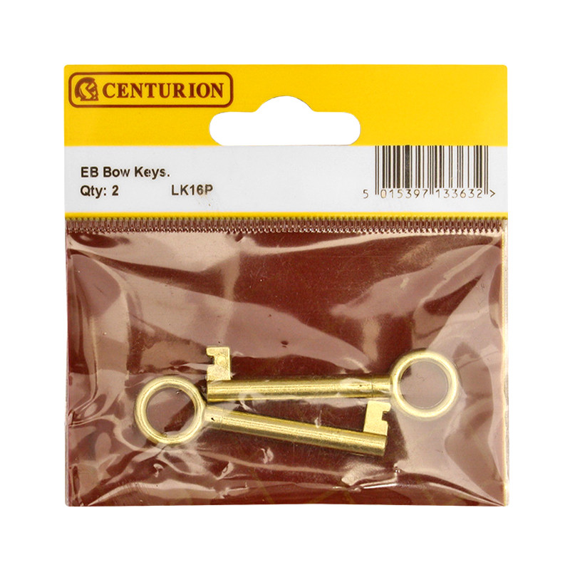 BRASS BOW KEY PK2 - Woodworkers.ie - 