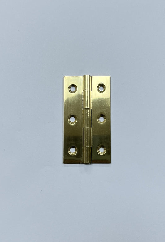 BRASS BUTT HINGE 3" / PAIR - Woodworkers.ie - 