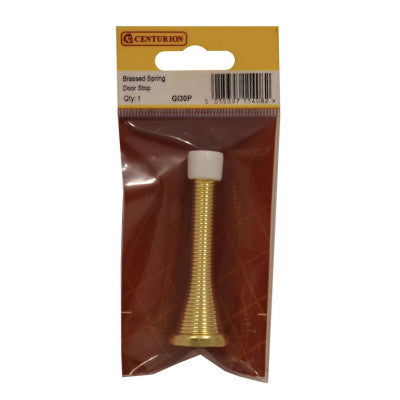 BRASS SPRING DOOR STOP - Woodworkers.ie - 