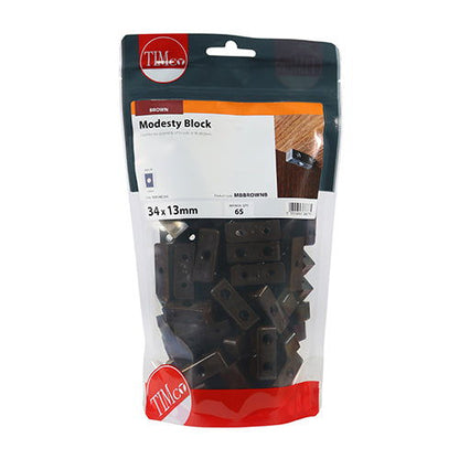 BROWN MODESTY BLOCKS PK65 - Woodworkers.ie - 