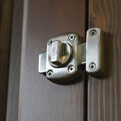 BRUSHED NICKEL DOOR BOLT (388-40) - Woodworkers.ie - 