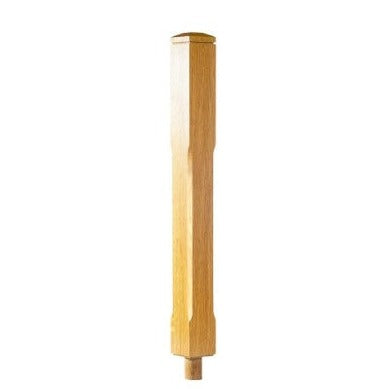 Boyne Chamfered Long Square Newel Post - Woodworkers.ie - 