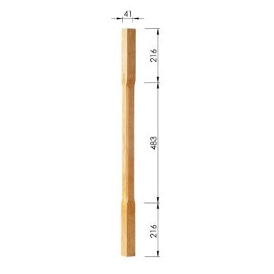 Boyne Chamfered Spindle 915mm - Woodworkers.ie - 