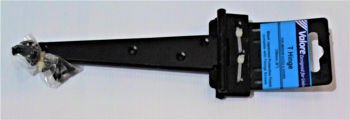 SONNATO 8" BLACK TEE HINGES  PR