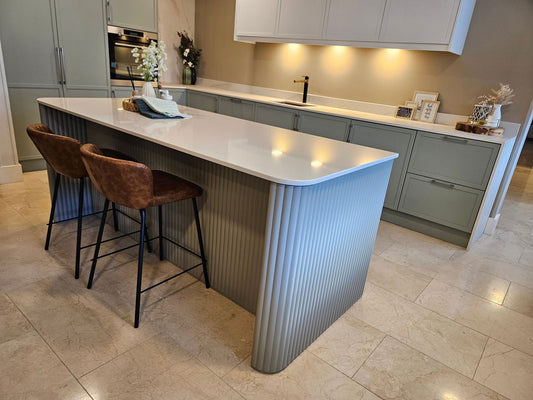 CALAMO 30mm WIDTH RIBBED PLAIN MDF. 2500 X 1200 X 6mm - Woodworkers.ie - 