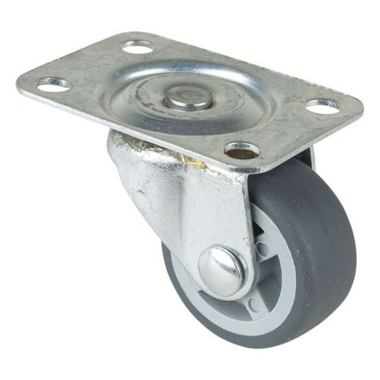 Furniture Castor 30mm swivel 20kg Grey Soft
