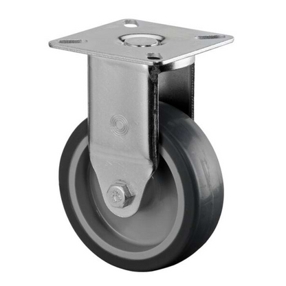 Transport Castor 75mm Swivel, Fixed, Brake  60kg Grey ( 3 VARIANTS )