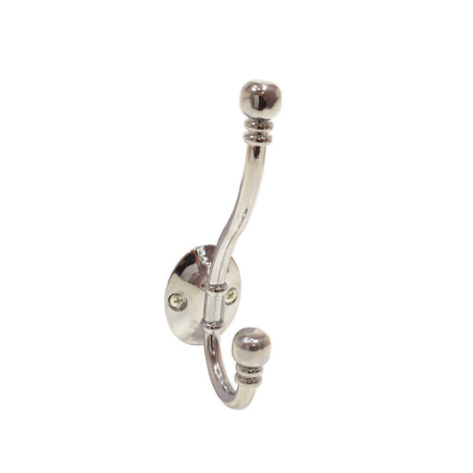 CHROME BALL END HAT & COAT HOOK - Woodworkers.ie - 