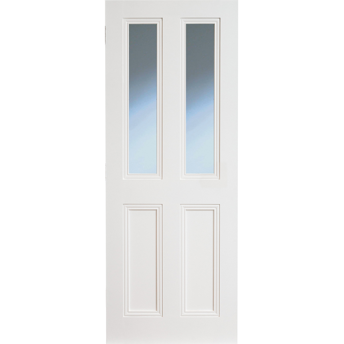 CLAREMONT PRIMED DOOR BEVELLLED GLAZED - Woodworkers.ie - 