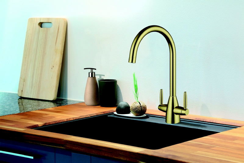 CLEARWATER TUTTI TAP BRUSHED BRASS - Woodworkers.ie - 
