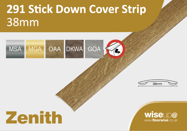 COVER STRIP DARK WALNUT STICKDOWN 2.7 - Woodworkers.ie - 