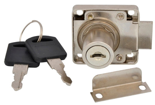 CYLINDER LOCK NICKEL KEY ALIKE - Woodworkers.ie - 