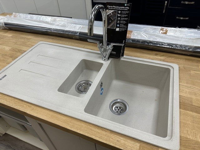 Carron Phoenix Granite Sink + Tap -- showroom ex display - Woodworkers.ie - 