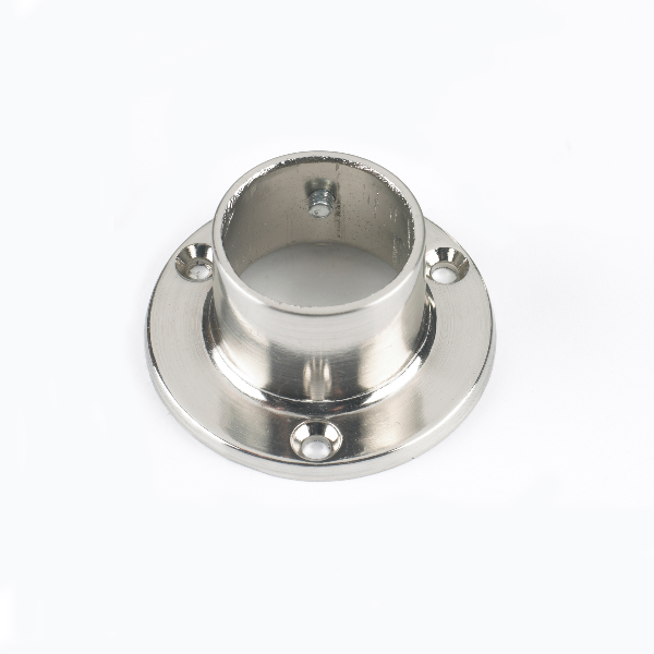 Chrome Rail Ends 25mm (1") Rod Sockets - Woodworkers.ie - 