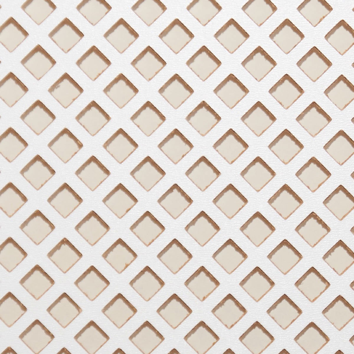 DEDALO  ORIGINAL SMALL DIAMOND 10mm X 10mm  PRIMED WHITE 1830mm X 610mm X 3mm - Woodworkers.ie - 