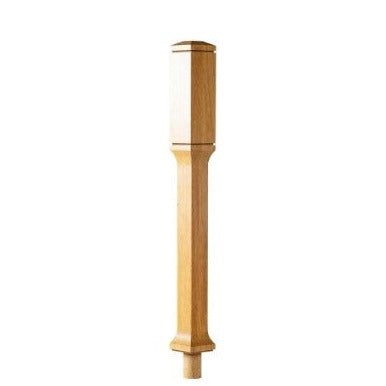 Dublin Long Square Newel Post - Woodworkers.ie - 