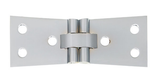 ECLIPSE CHROME COUNTERFLAP HINGES (PR) - Woodworkers.ie - 