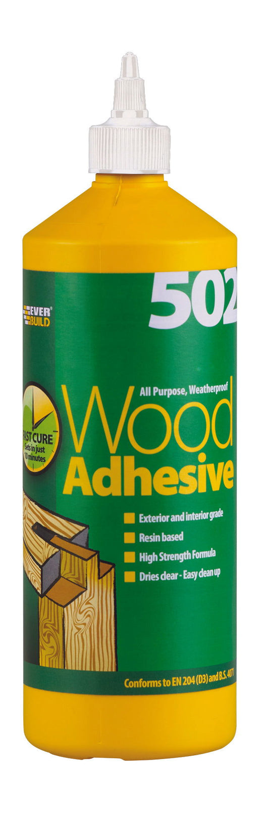 EVERBUILD WOOD ADHESIVE 500ML - Woodworkers.ie - 