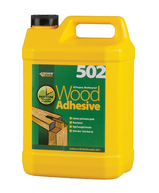 EVERBUILD WOOD ADHESIVE 5 LITRE - Woodworkers.ie - 