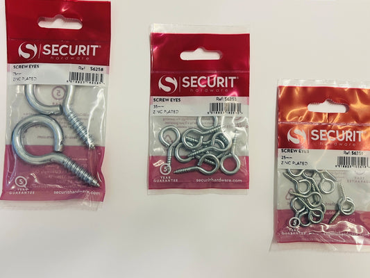 SCREW EYE ZP  (3 VARIANTS)