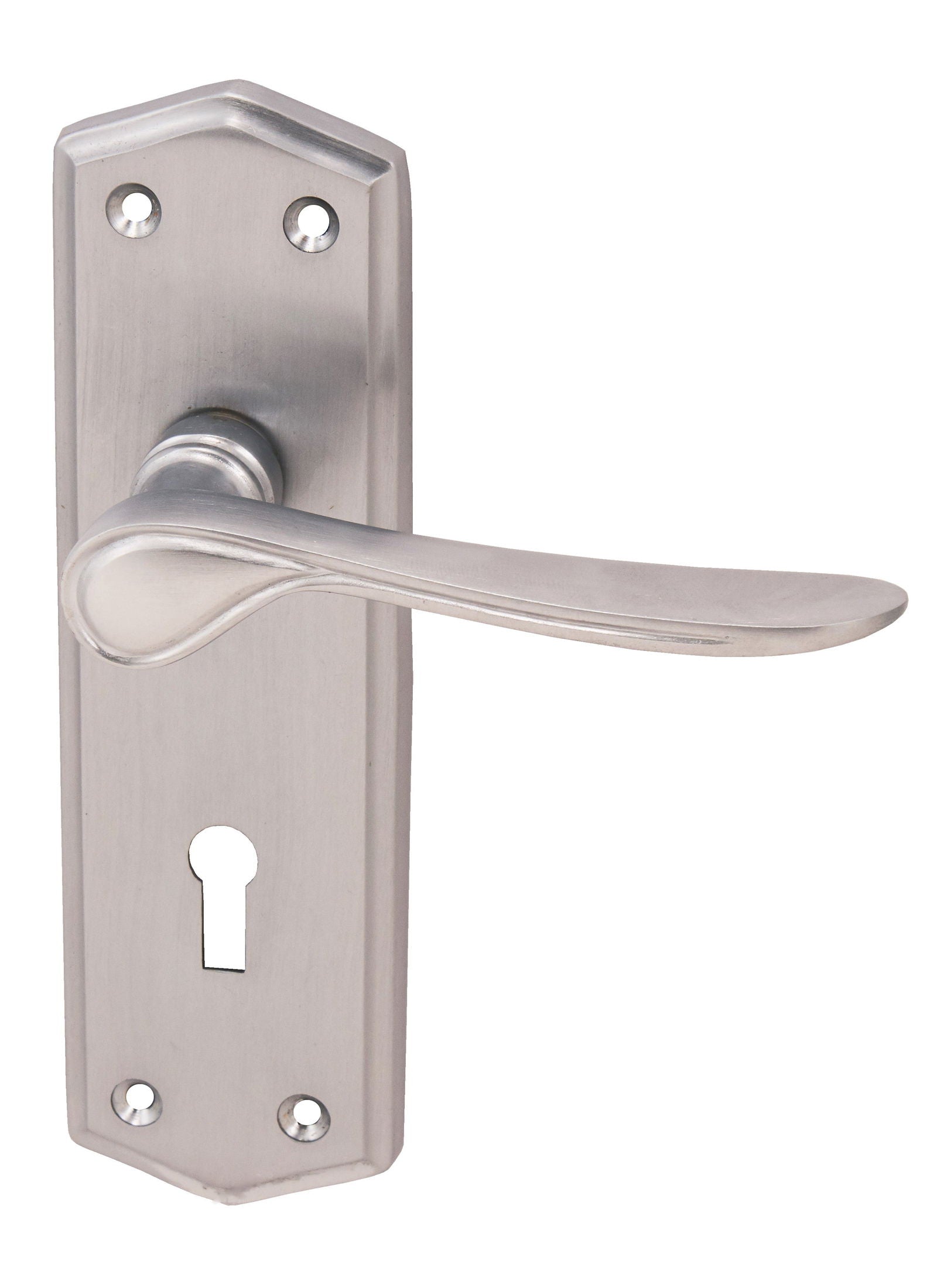 Eclipse Stellar Satin Chrome Lever Handle - Woodworkers.ie - 