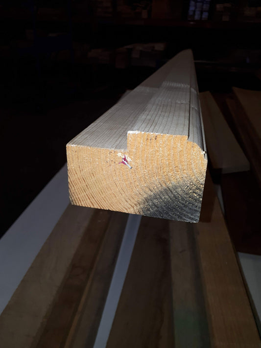 Exterior Door Frame Softwood 94mm x 69mm rebated 44mmx 12mm - 5.4mt length - Woodworkers.ie - 