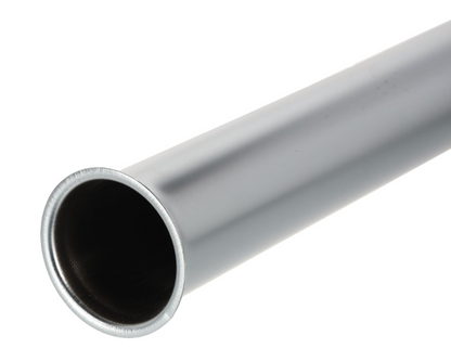 1100MM  MATT  CHROME TABLE LEG WITH MOUNTING RING