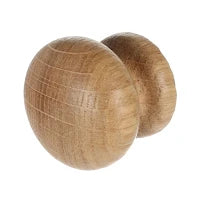 OAK LACQUERED KNOB 36MM