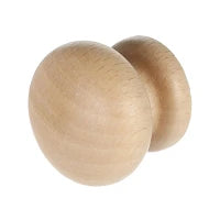 BEECH LACQUERED KNOB 36MM