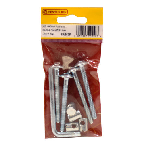 FURNITURE BOLTS M6X100MM  ( 4 Variants Available )