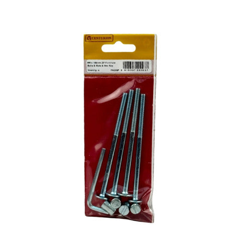 FURNITURE BOLTS M6X100MM  ( 4 Variants Available )