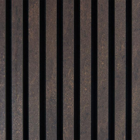 FT PREMIUM  ACOUSTIC PANEL  RUSTY STONE 2440 X 520 X 18 - Woodworkers.ie - 