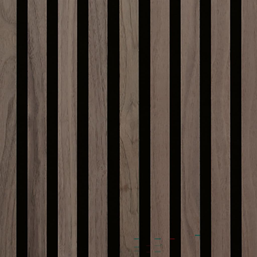 FT PREMIUM ACOUSTIC PANEL  WALNUT 2440 X 605 X 22mm - Woodworkers.ie - 