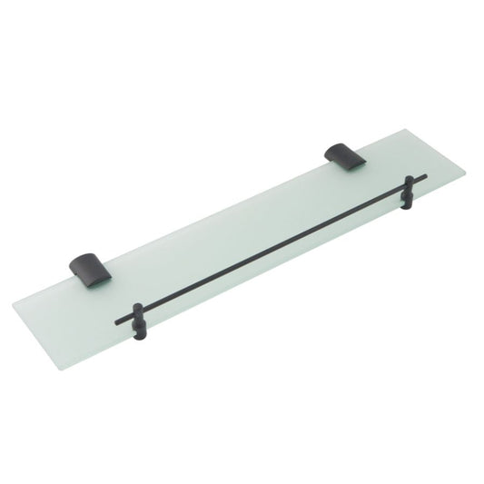 Frisco Black Glass Shelf - Woodworkers.ie - 