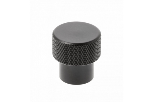 Gtv Structure Matt Black Knob - Woodworkers.ie - 