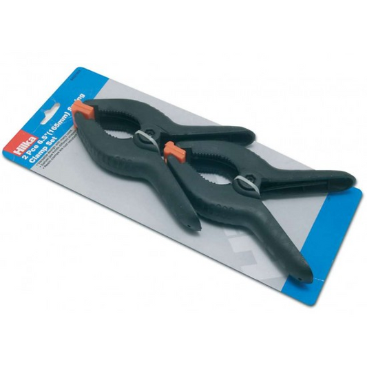 HILKA 2PCE 150MM SPRING CLAMP SET - Woodworkers.ie - 