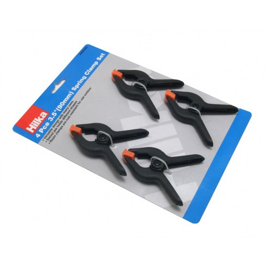 HILKA 4PC 85MM SPRING CLAMP SET - Woodworkers.ie - 
