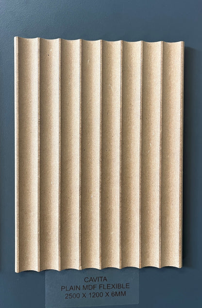 CAVITA  CONCAVE PLAIN MDF FLEXIBLE  2500 X 1200 X 6mm
