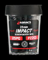 ABRACS PH2 IMPACT SCREWDRIVER BIT 25mm 25PK