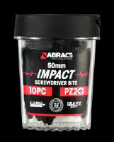 ABRACS PZ2 IMPACT SCREWDRIVER BIT 50mm 10PK
