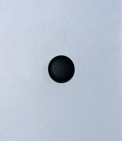 Flat Top Black Knob 33mm