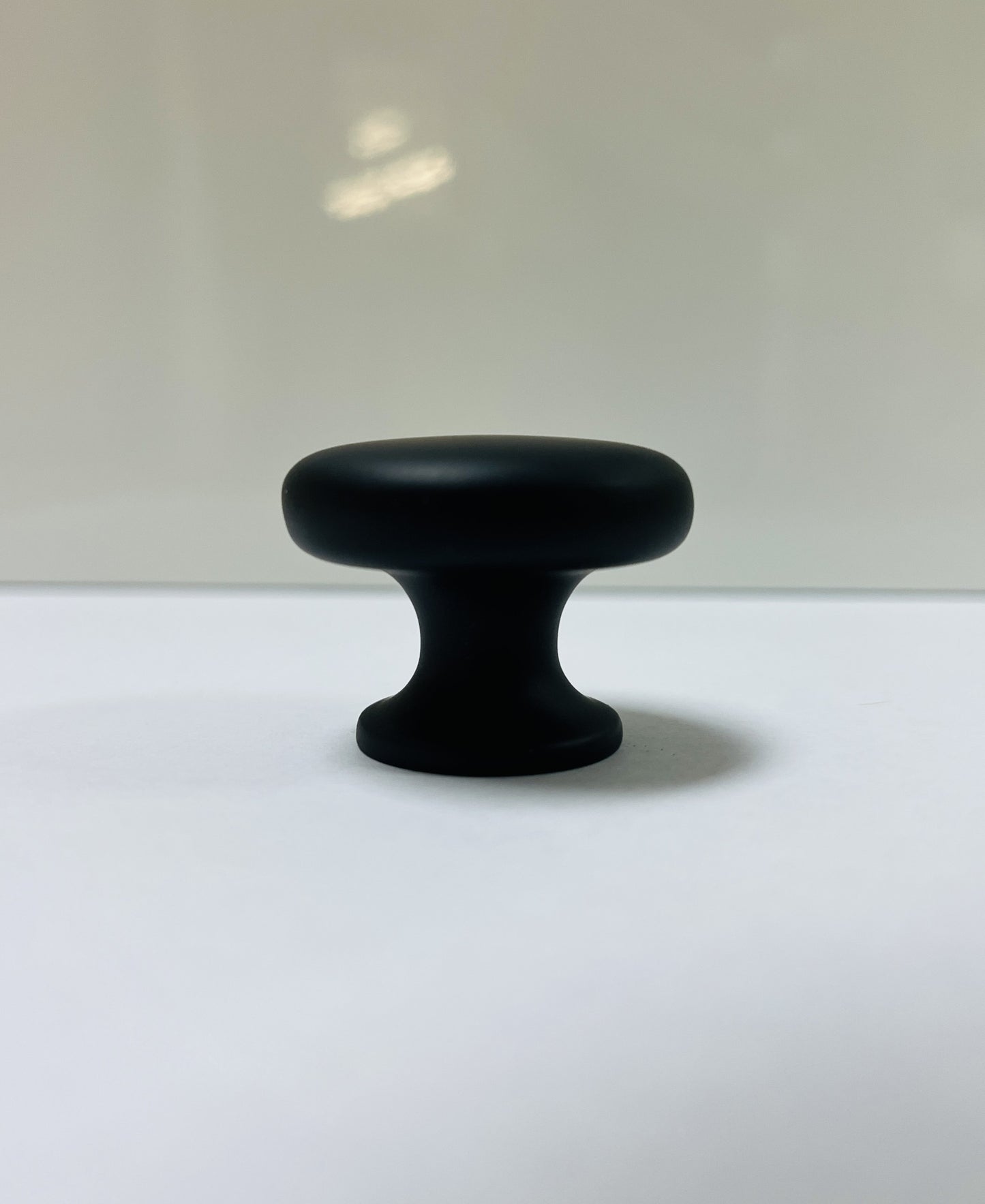 Flat Top Black Knob 33mm