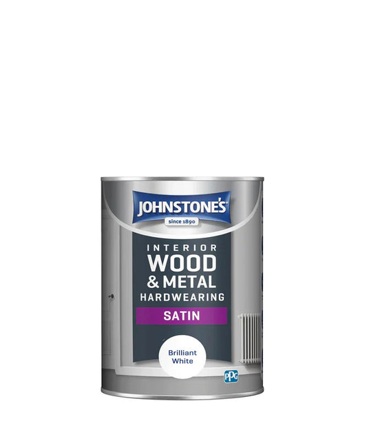 JOHNSTONE'S INTERIOR HARDWEARING SATIN WHITE