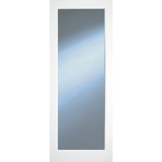 KENMORE WHITE PRIMED CLEAR GLAZED DOOR - Woodworkers.ie - 