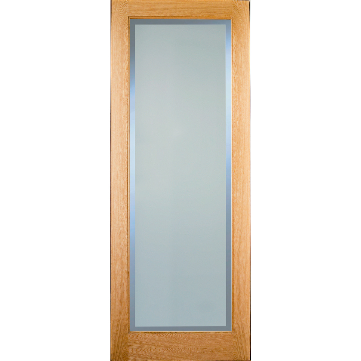 RUSHMORE OAK ETCHGLASS CLEAR BORDER PRE-FINISHED