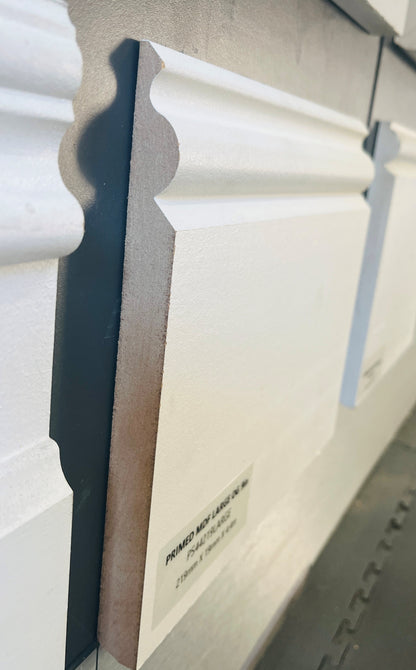 Primed MDF  9"Skirting Ogee 219mm  X 4.4mt